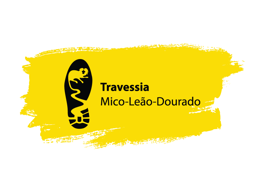 Logomarca da Travessia do Mico-Leão-Dourado